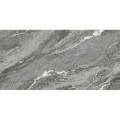 China Dark Line Country AFFINARE 600*1200 999K126012 India Platinum Gray Gold Inlay Marble Porcelain Tiles for sale