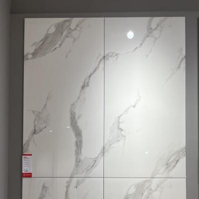 China Europe Porcelain Wall And Floor Tile Interior White Full Glazed 600x1200mm for sale