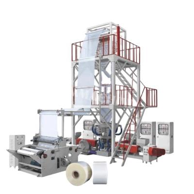 China PLA HDPE LDPE PE Wenzhou Ruian film three layer aba biodegradable single layer doble extruder film plastics blowing machine for sale