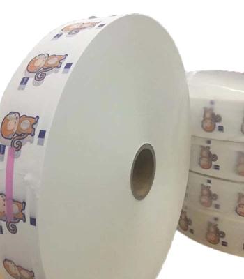 China Printed the other diaper raw material frontal tape for baby diaper making for sale