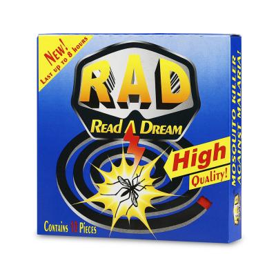 China China Africa Disposable Market Famous Brand RAD Read A Dream Black Mosquito Coil for sale