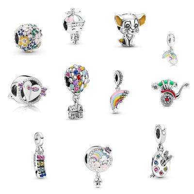 China Fashionable Summer 2022 Fashion New 925 Silver DIY Birthday Gift Valentine's Day Gift Loose Bead Bracelet Pendant Accessories for sale