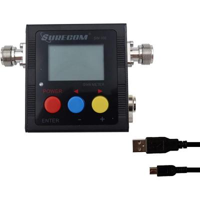 China Digital VHF/UHF Power&SWR Meter 125-525Mhz 120W Power Meter SW-102 Model 66*68*37 (mm) for sale