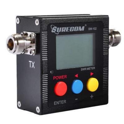 China Surecom SW-102 VHF UHF 125-525Mhz Digital Power Meter 66*68*37 (mm) for sale