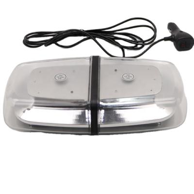 China Aluminum Alloy+PC 7 Models Mini Flash LED Emergency Lightbar 66W Vehicle Led Lights Auto Led Light Bar for sale