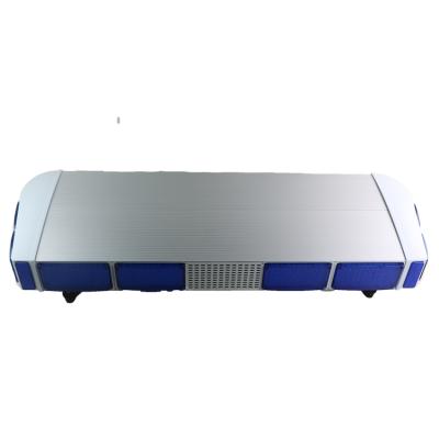 China Aluminum Alloy+PC 60W LED Warning Lightbar For Police / Emergency Normal Light Bar With Siren And Speaker for sale