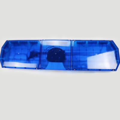 China Alloy+PC 88W 120cm Emergency Vehicle Light Bar Aluminum Roof Car Normal Blue LED Lightbar Turn Signal Warning Light for sale