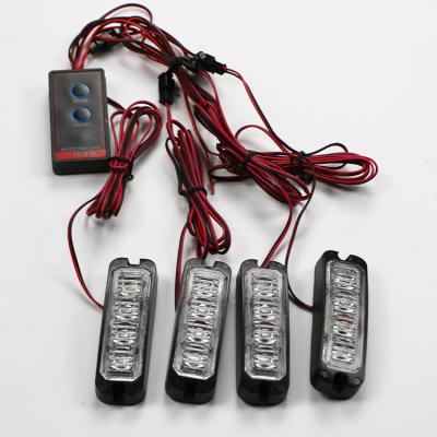 China Aluminum Alloy+PC 16W LED Grill Strobe Light /strobe warning light for vehicle for sale