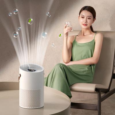 China Draagbare huishoudelijke luchtreinigers Kamer Hepa Filter 65m3/h Capaciteit Te koop