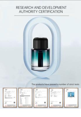 China 150 ml stille zwarte auto aromatherapie machine met essentiële olie compatibiliteit Te koop