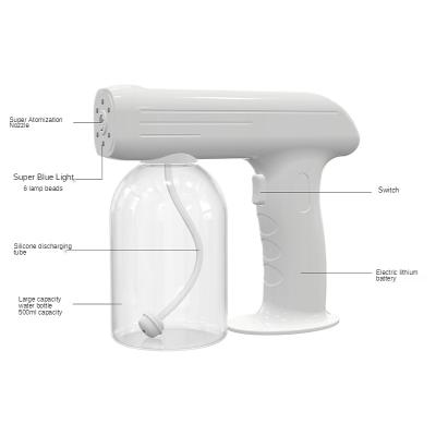 China 500ml Nano Spray Disinfectant Gun Portable Hair Nano Spray Gun for sale