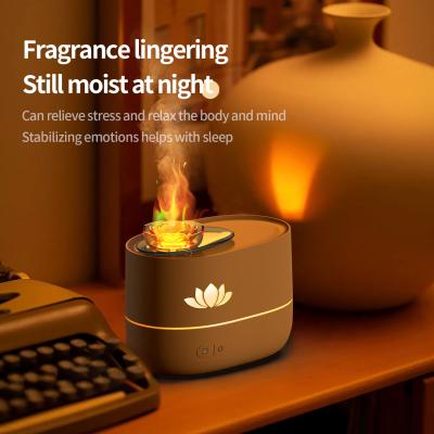 China 350ml Fire Diffuser Humidifier With Timing Automatic Outage Protection for sale