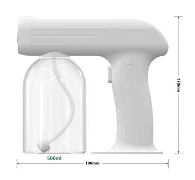 중국 손잡이 블루 나노 스프레이 살균기 총 50-60Hz 살균용 500ml 판매용