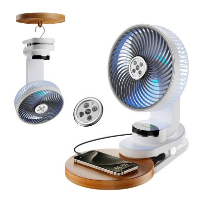 China 9 Speeds Clip On Multifunctional Portable Fan Small Battery Rechargeable 20000MAh for sale