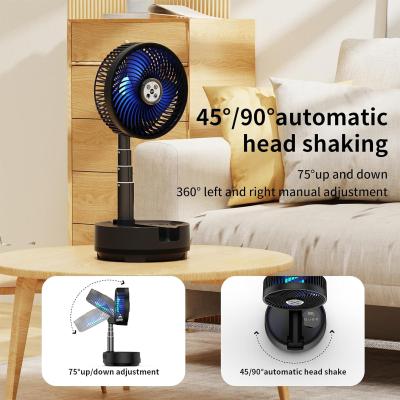 China 9 Speed Levels LED Adjustable Table Fan Type-C USB Emergency Power Supply Socool Fan 20000mAh with Rechargeable Battery en venta