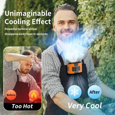 China Socool Fan 20000mAh Portable Type-C Wearable Fans Super Wind Super Quiet Outdoor Fan à venda