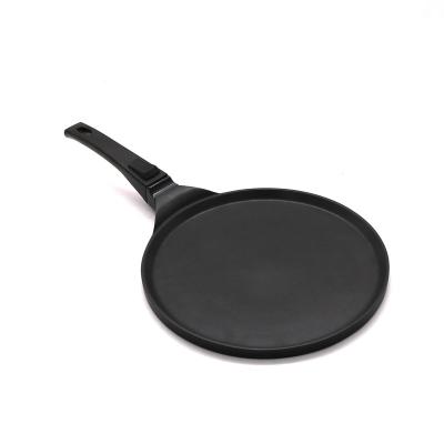 China American Style Round Cooking Pot Frying Pan Non-Stick Crepe Pan Pancake Pan With Detachable Handle for sale