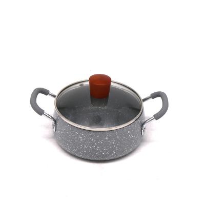 China Modern Non-stick Drum Shaped Milk Pot Wholesale Gas and Induction Plant Compatible Soup Pot for sale