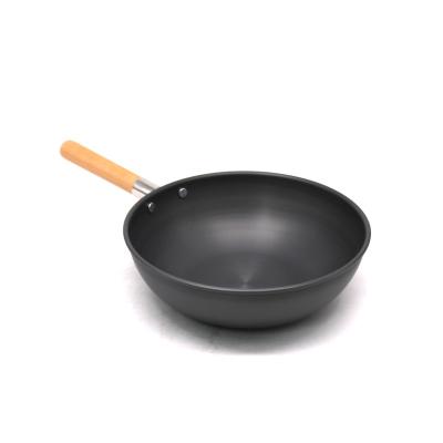 China General Use for High Quality 26cm Gas and Induction Cooker Chinese Aluminum Nonstick Stir Fry Pan Wok Pan for sale