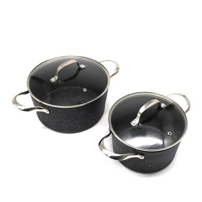 China Best Modern Kitchen Induction Casserole Cookware Pots Filters Sets Kitchen Dish Soup Cooking Pot Cookware Sets for sale