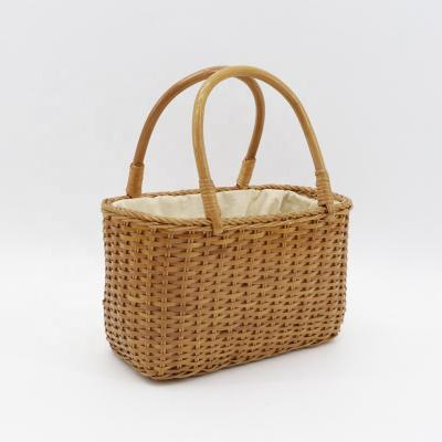 China MBC 2022 NATIONAL New Design Competitive Price Rattan Bag Women Handmade Tote Bags Women Handbags Ladies With Lining For Women for sale