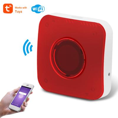 China 2021 New ABS Tuya WiFi Smart Home Security Security Alarm Siren For Official Store for sale