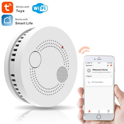 China Tamper Alarm OEM ODM en14604 TUYA WIFI Smoke Detector Available Sensor with App for sale