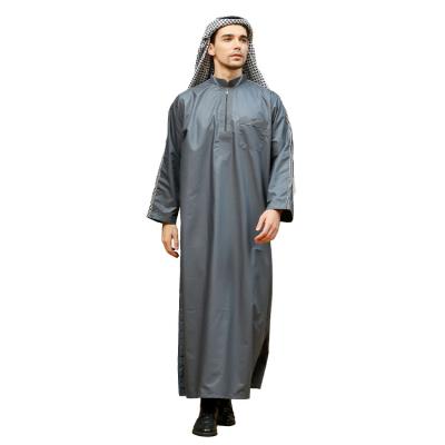 China Mens Casual Modern Saudi White Thobe Arabian Daffah Thobe Design Clothing for sale