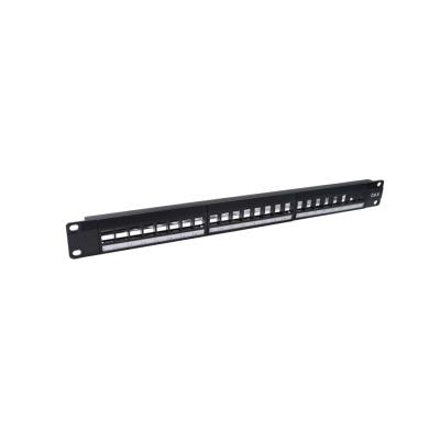 China Networking CAT5E CAT6 24 Ports Patch Panel UTP Keystone Jacks PATCH PANEL for sale