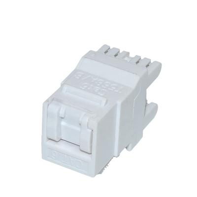 China Networking RoHS punch down rj45 cat6 female keystone jack for sale