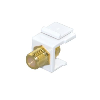 China Keystone Jack-Keystone F Type Networking Jack-Modular With Gold Plated for sale