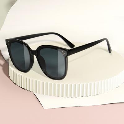 China High Quality Fashion Sunglasses 2021 Fashion Style PC Frame Shading Sun Glasses Black Square Sun Glasses For Women Men for sale