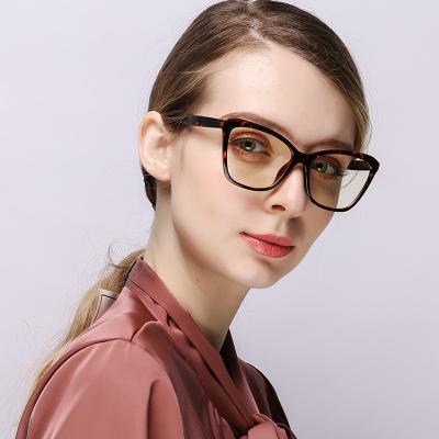 China Optical Glasses Wholesale Classic Anti TR90 Computer Screen Protector Glass Optical Frame Blue Lightweight Glasses for sale