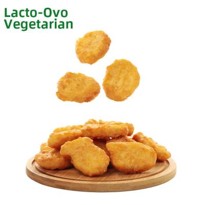 China Ovo-Lacto Food Vegan Restaurant Supplier Tasty Halal Certified Vegetarian Chicken Nugget for sale