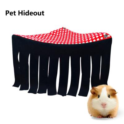 China New Design Triangle Pet Bed Guinea Pig Breathable Creative Tassel Rabbit Convertible Bed for sale