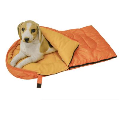 China Breathable Lightweight Portable Dog Sleeping Bag Polyester Fleece Warm And Comfortable Outdoor Pet Blanket for sale