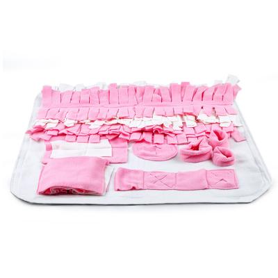 China Wholesale Pet Breathable Rags Feeding Training Blanket Removable and Washable Dog Sniffle Covering Bed for sale