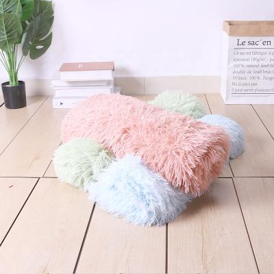 China Wangyu Fluffyet Breathable Custom Soft Dog Blanket Warm Thicken Colorful Pet Cushions Long Plush Blanket for sale