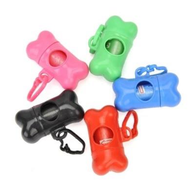 China Portable Eco Friendly Biodegradable Pet Dog Poop Waste Viable Bag Dispenser Single Poop Bag for sale