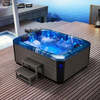 China Massage Style Overflow Balboa Century Pool Long And Jet Tub Outdoor Bubble Bath 2 Person Spa Bathroom Spa Tub for sale