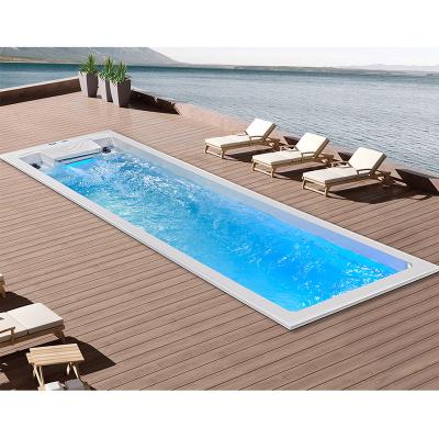 China Pools Swimming 8m Wholesale Pools Hydrotherapy Pools Modular Prefab Pool Fiberglass for sale