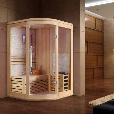 China Computer Control Panel 2022 best-selling sauna room indoor dry heater sauna room 1 person sauna bucket rooms for sale