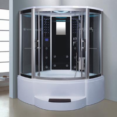 China Contemporary Indoor Corner Steam Shower Room Shower Steam Bath And Luxury Automated Shower Stalls for sale