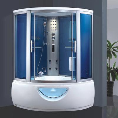 China Contemporary popular shower room toilet with whirlpool steam bath cabinet bathroom acrylic shower steamer for sale