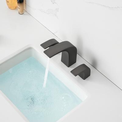 China Thermostatic Faucets Bathroom Mixer Taps Hot and Cold Water Basin Stainless Steel Bathroom Faucet Accessories Tap for sale