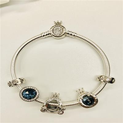 China CLASSIC RX Jewelry Company sells 100% 925 Sterling Silver 925ale set bracelet to support photo customization for sale