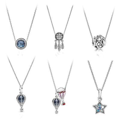 China Fashionable RX 925 Jewelry Direct Selling Silver Pendant Necklace Set Supports Wholesale Customization for sale