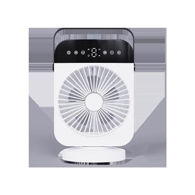 China RGB Night Light USB Air Cooler Small Air Conditioner Personal Air Cooler Fan Mini Fan Home Dorm Office Desk for sale