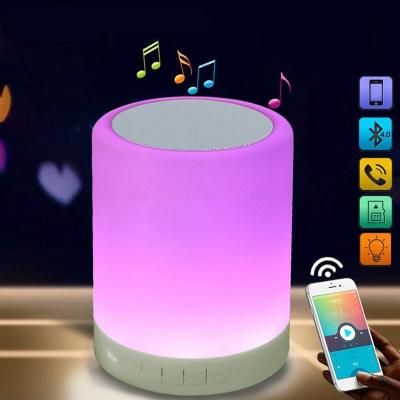 China None Wholesale 3W LED Light Lamp Bluetooth Speaker With Custom LOGO for sale