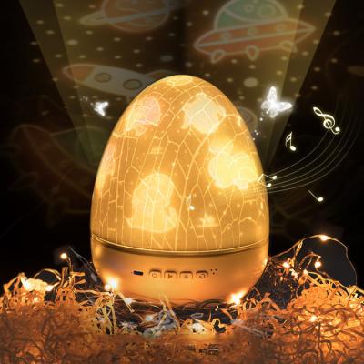 China Decorative Projection Night Light Children Christmas Gift Projection Model Dinosaur Egg Projector Night Light for sale